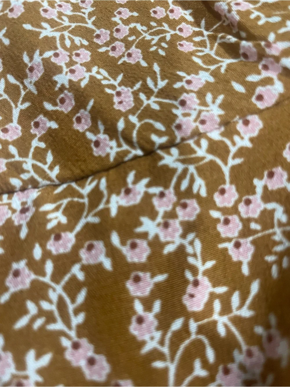 Free People Floral Wrap Autumn BOHO Blouse with Tie Waist NWOT